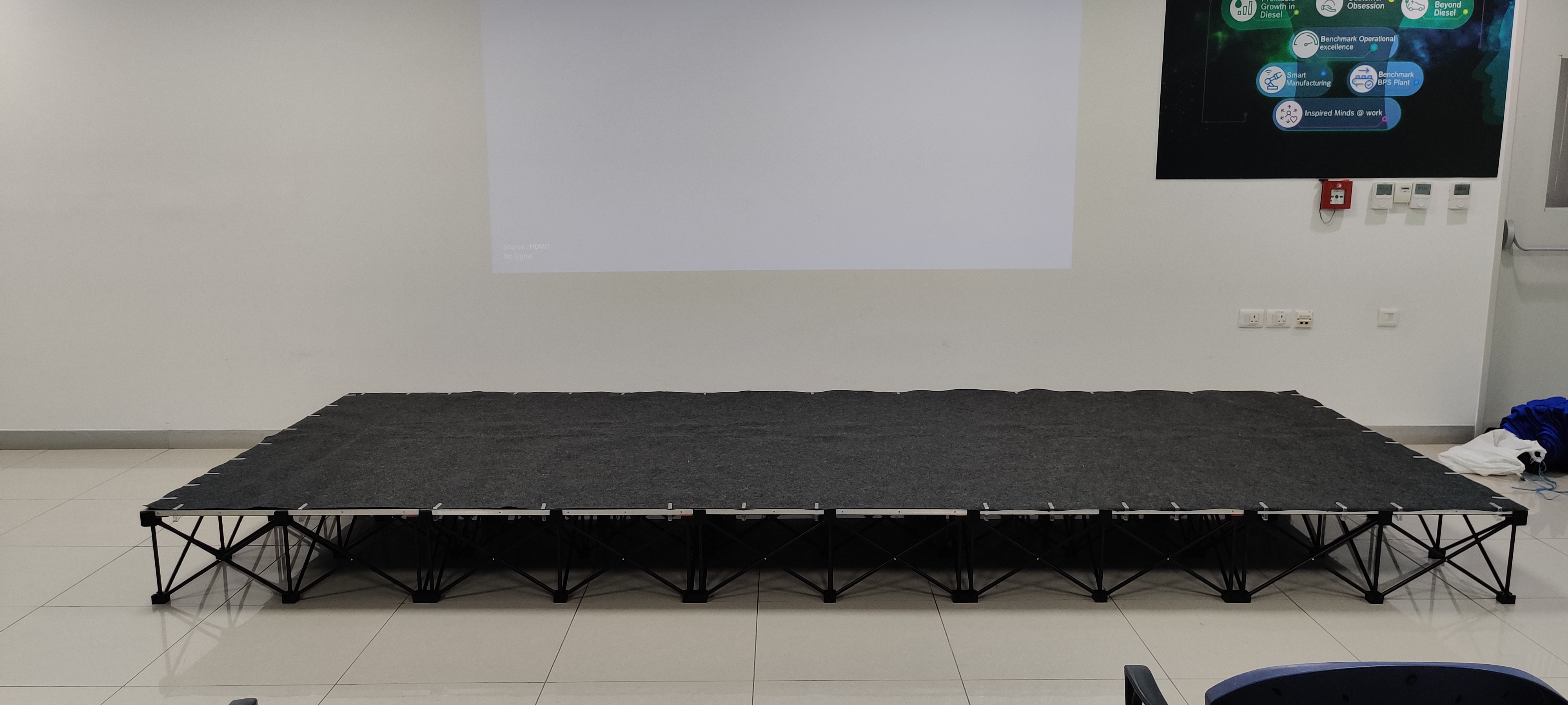 Aluminium Stage with Marine Plywood Top - Bangalore Karnataka